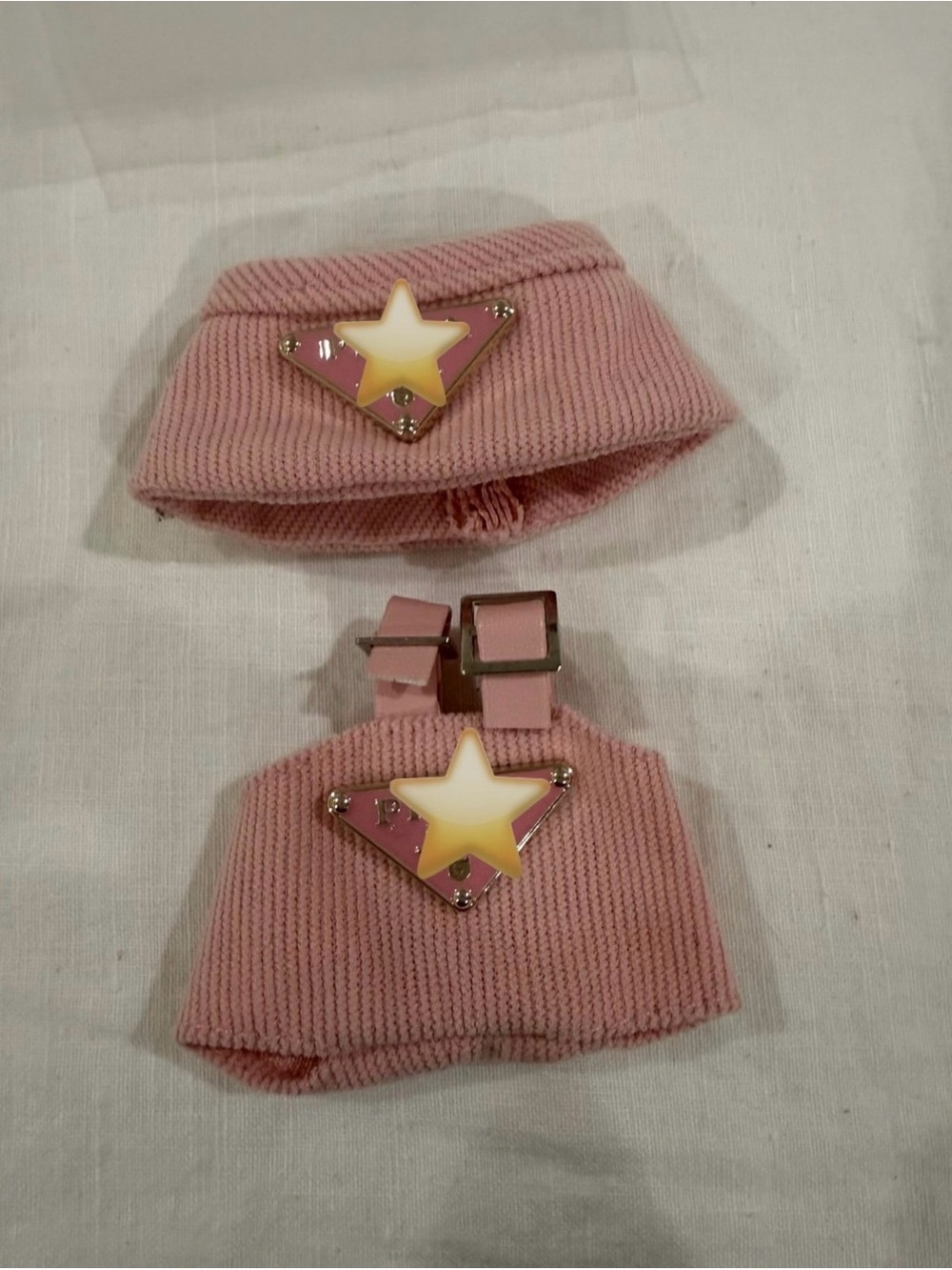 Labubu outfit 2 piece set. Bucket hat & jumper. Pink corduroy. Pin for love v4